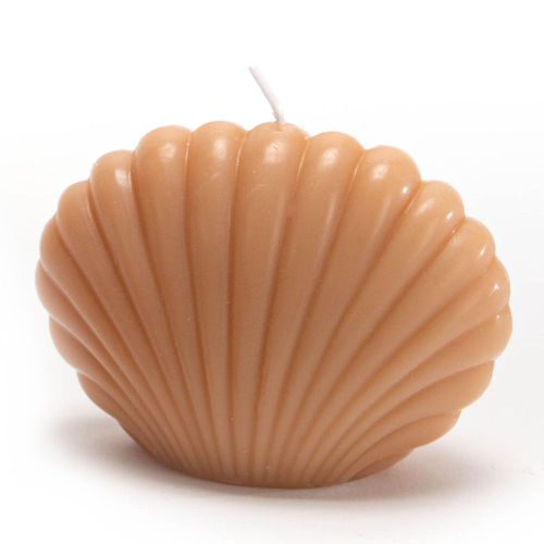 Bougie coquillage nude (lot de 8)