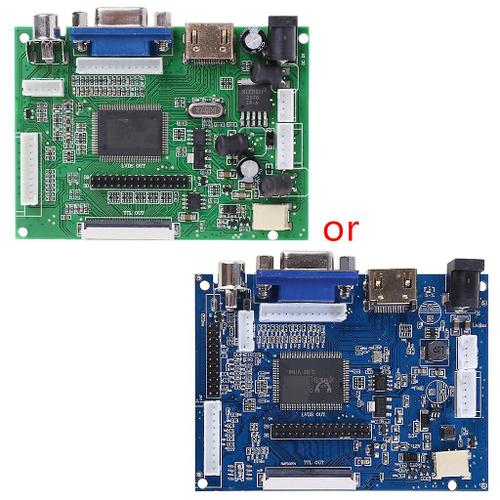 AT070TN90/92/94 7 pouces VGA 50 broches LCD Driver Board LCD TTL LVDS Carte contrôleur