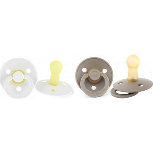 Sucettes Colour Taille 1 Vanille/Pêche - Pack De 2 - Bibs