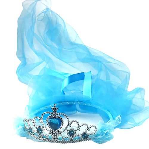 Wedding Flower Girls Crowns Tiara Garland Romantic Tulle Veil Wreath Headband