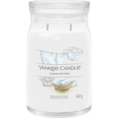 Bougie signature coton frais grand modèle