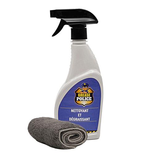 Grease Police 500 ml avec 1 Chiffon microfibre