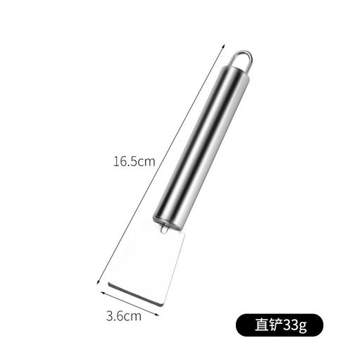 Pelle De Nettoyage De Graisse De Cuisine Pelle À Glace En Acier Inoxydable Pelle De Nettoyage Pelle De Dégivrage De Réfrigérateur Pelle De Hotte Pelle De Décontamination Pelle De Pot Pelle Droite