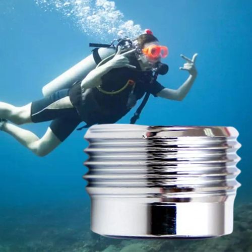 Adaptateur De Valve De Réservoir En Cuivre Din À Joug,Convertisseur D'outils Techniques,Adaptateur De Cylindre De Plongée Pour Sport Aquatique Sous-Marin G5/8
