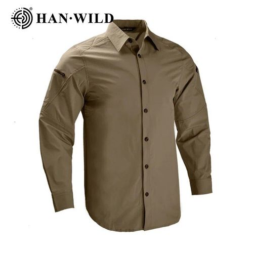 Dulairsoft-Chemise À Séchage Rapide Pour Homme,T-Shirt En Nylon Léger,Manches Longues,Travail,Surdose,Randonnée,Camping,Décontracté,Vêtements