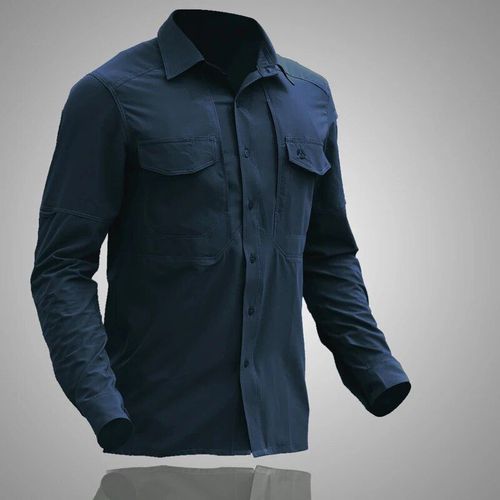 Chemise D'uniforme Tactique Pour Hommes,Chemises De Chasse Et De Pêche En Plein Air,Hauts De Sport,Chemisier De Travail Décontracté,Automne