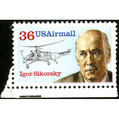 Timbre Us Airmail, Igor Sikorsky, 36