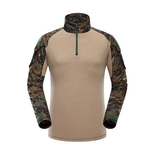 Chemises D'entraînement À Manches Longues Pour Hommes,Pêche En Plein Air Imbibée,Uniforme Respirant,Haut De Travail Décontracté Commandé Pour Homme