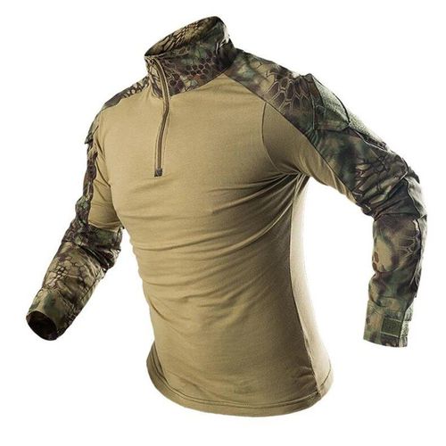 Chemises D'entraînement À Manches Longues Pour Hommes,Pêche En Plein Air Imbibée,Uniforme Respirant,Haut De Travail Décontracté Commandé Pour Homme