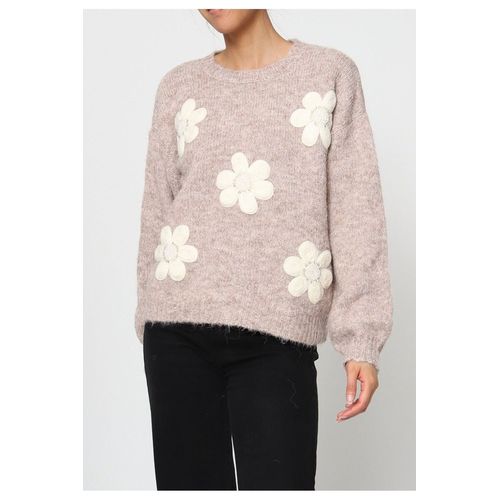 Pull Beige Femme