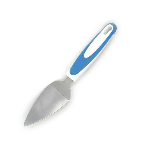 Nouvelle Pelle A Gâteau En Acier Inoxydable Petite Pelle A Pizza A Poignée En Caoutchouc Et En Plastique Gadgets De Cuisine Européens Et Américains, Bleu