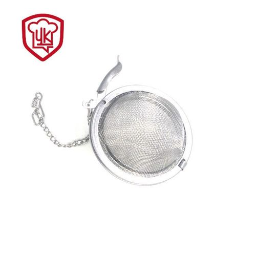 Nouveau 304 Acier Inoxydable Thé Vidange Chaîne Passoire A Thé Assaisonnement Boule A Thé Gadget De Cuisine, Argent- 304 Chaîne Thé Vidange