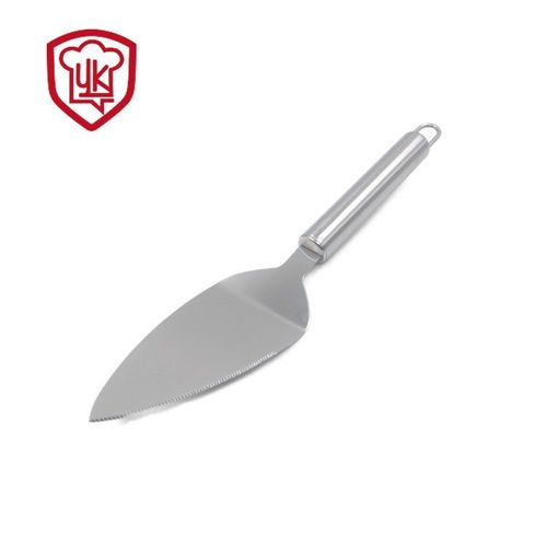 Nouvelle Pelle À Gâteau En Acier Inoxydable Pelle À Pizza Dentelée Cuisine Cuisson Gadget Pelle Triangulaire, Emballage De Sac Pp - Argent