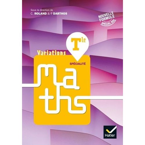 Maths Tle Spécialité Variations