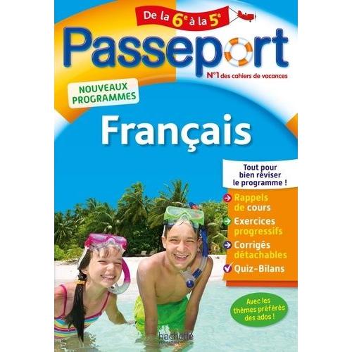 Passeport Français De La 6e À La 5e - Cahier De Vacances 2019