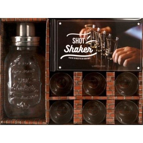 Shot Shaker, Plus De 30 Recettes De Cocktails - Avec 1 Shaker Et 6 Verres À Shot
