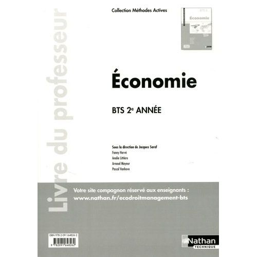 Economie Bts 2e Année - Livre Du Professeur