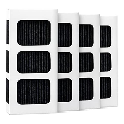 4 Pack Refrigerator Air Filter Pleated Replacement Fits For Paultra2,Pure Air Ultra 2 Ultra II,242047805,5303918847,Etc