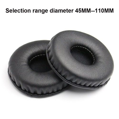 Coussinets d'oreille en mousse PU, 45MM-110MM, 70mm 80mm 90mm, coussins pour Sony, AKG, Sennheiser, ATH, Philips
