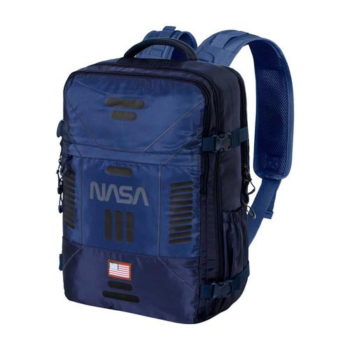 Sac à dos Mercury Grande Voyage Avion - NASA Spaceship - Bleu Foncé - 47x23x33cm