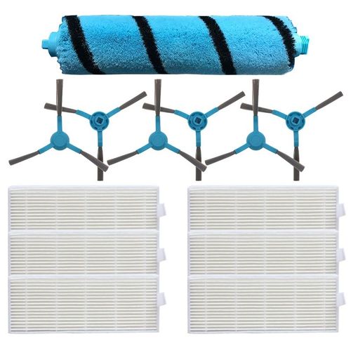 Réservoir d'eau HEPA pour Cecotec Conga 4090, brosse à rouleau de remplacement, brosse latérale, recharges de balayeuse et Robot