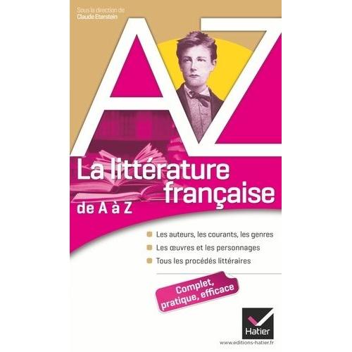 La Littérature Française De A À Z