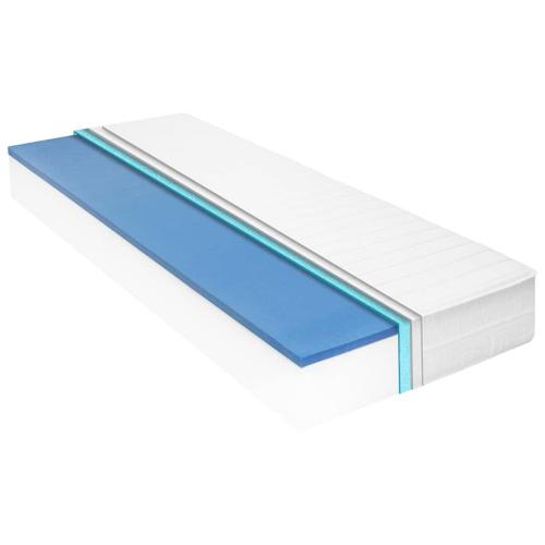 Vidaxl Matelas 160 X 200 Cm Mousse Ã  Mã©Moire De Forme Visco 18 Cm