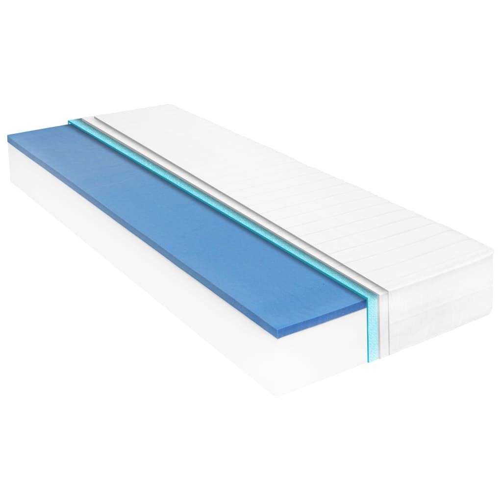 Vidaxl Matelas 100 X 200 Cm Mousse À Mémoire De Forme Visco 18 Cm