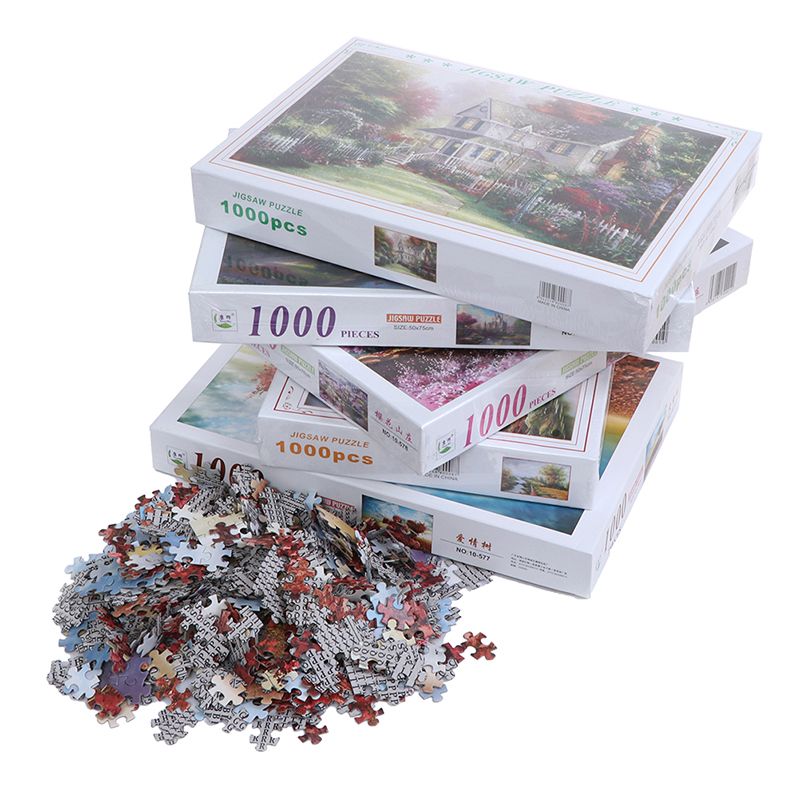 1000 Pièces Puzzle Jeu Assemblage Puzzles Pour Adultes Enfant Puzzl...