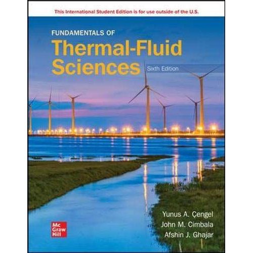 Fundamentals Of Thermal-Fluid Sciences Ise