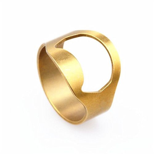 Ouvre-Bouteille En Forme D'anneau En Acier Inoxydable Pour Hommes, 1 Pièce, Ouvre-Bouteille De Bière, Créatif Et Unique, Diamètre 22mm