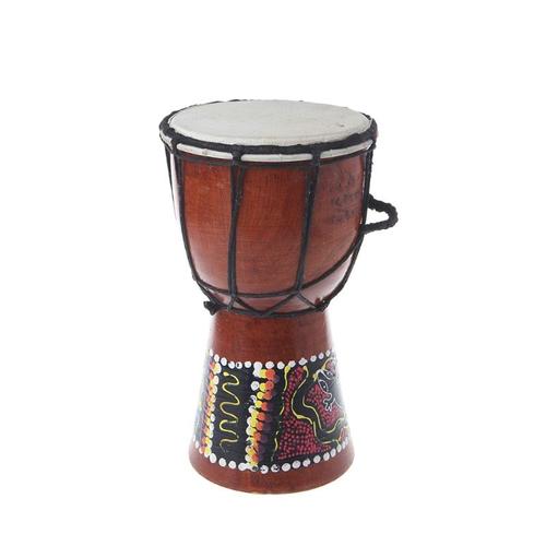 Tambour Djembe Africain Professionnel En Bois De Bongo, Instrument De Musique À Bon Son, 4 Pouces