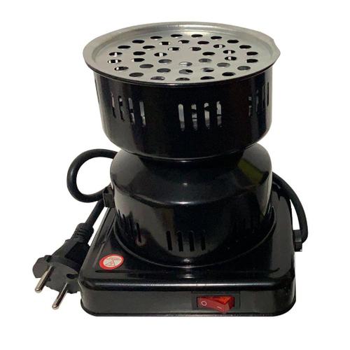 Robinet chauffe-eau électrique au charbon de bois, brûleur de Shisha, 650W, Nargila, plateau amovible + pinces détachables