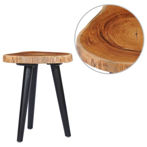 Table Basse 40x45 Cm Teck Solide - Vidaxl
