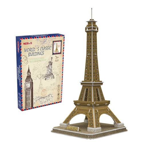 Puzzle 3d Tour Eiffel Pour Adultes Et Adolescents, Kits De Modèles De Construction, Jouets Intelligents, Cadeaux Anti-Stress
