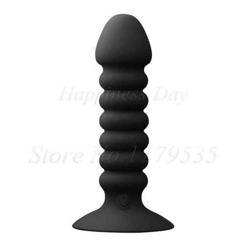 Vibrateur Anal Sans Fil À 10 Vitesses, Télécommande, Plug Anal, Grand Godemichet Noir, Masseur De Prostate, Jouets Sexuels Pour Hommes