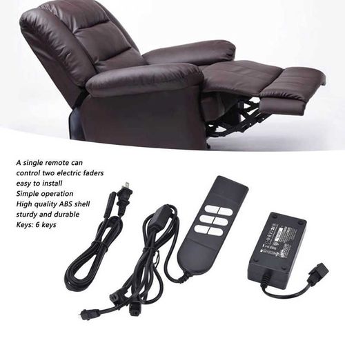 Télécommande pour fauteuil inclinable électrique, 6 boutons, 1 à 2 boutons, prise US, 100-220V