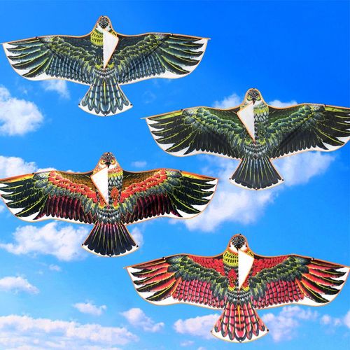 Jouets De Jardin En Tissu 1.2m, Cerf-Volant Aigle Plat, Oiseaux Volants, Jouets D'extérieur, Cadeau Pour Enfants
