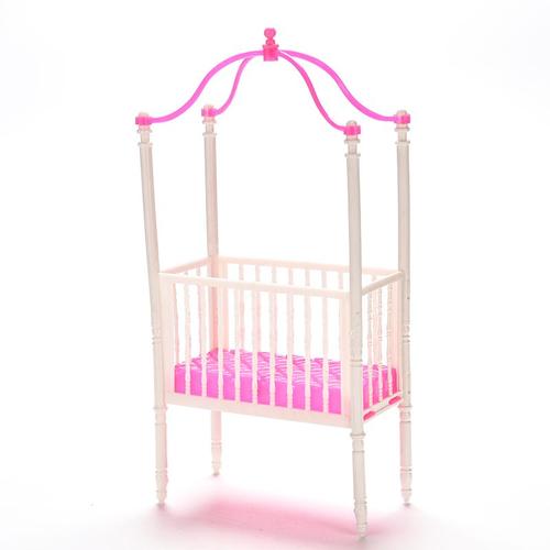 1 Set En Plastique Petit Bonbon Bébé Pour Filles Poupée Meubles Pour 1/12 Kelly Poupées Bébé Lit Poupée Accessoires