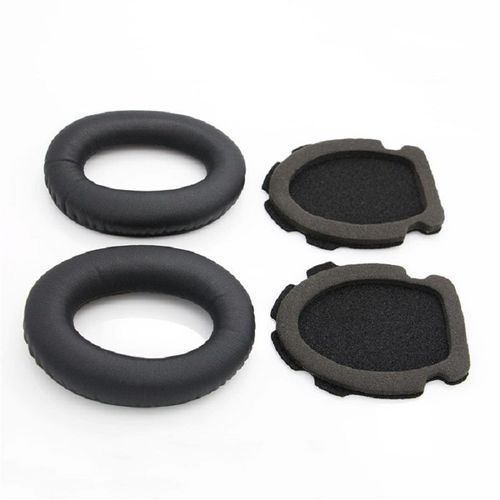 Coussinets d'oreille en cuir pour BOSE Aviation X A10 A20, 2 pièces, oreillettes de remplacement, coussinets, housse, éponge, oreillettes
