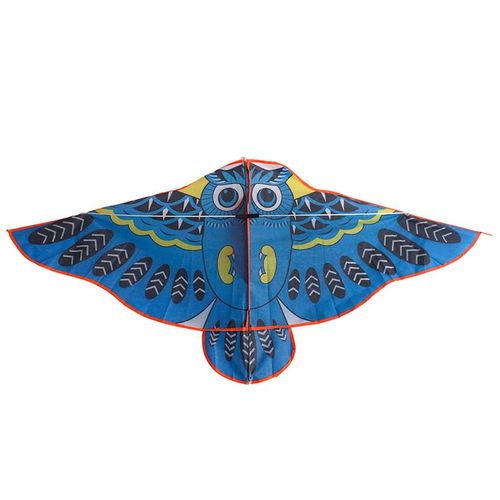 Cerf-Volant Hibou De Dessin Animé Coloré Avec Ligne De Cerf-Volant, Jouets Pour Enfants, Outil D'extérieur