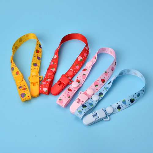 Attache-Tétine En Chaîne Pour Bébé, Porte-Sucette Avec Ruban, Attache-Tétine, Sangle De Laisse, Cadeau D'alimentation Pour Nourrissons, Accessoires