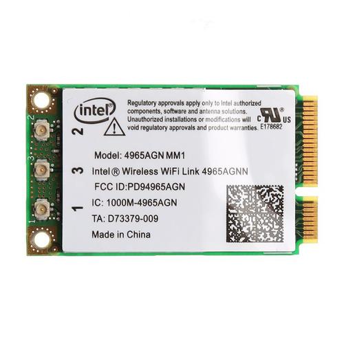 Mini carte sans fil PCI-E de lien de WiFi de double bande de 300Mbps pour intel 4965AGN NM1