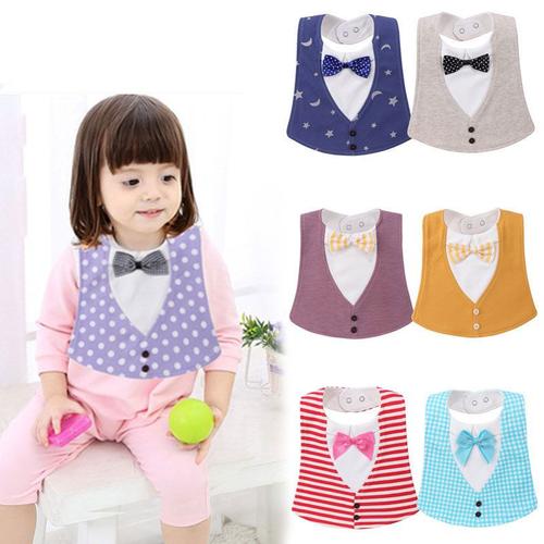 Bavoirs Pour Bébés, Smock D'alimentation Pour Bébés, Vêtements Pour Nourrissons, N¿Ud Papillon, Bandana Imperméable, Serviette De Salive, Accessoires Alimentaires