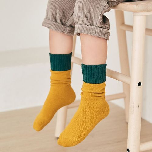 Chaussettes À La Mode Pour Garçons Et Filles, Chaussettes Chaudes Et Confortables, Amples En Coton Pour Enfants, Chaussettes Hautes Pour Bébés De 1 À 10 Ans