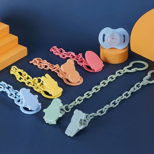 Attache-Tétine En Forme D'animal De Dessin Animé, Personnalisé, Mignon, Kawaii, Clips De Mamelon Pour Bébé, Pince De Sécurité, Laisses Suspendues, Anneau De Dentition