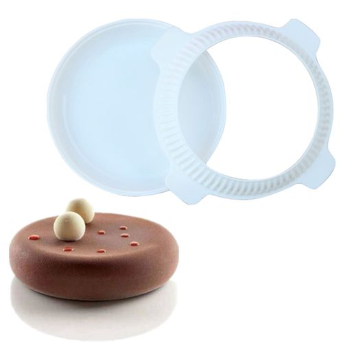 Moule À Mousse En Silicone Oblate, Pour Pâtisserie, Glace, Desserts, Chocolats, Pudding