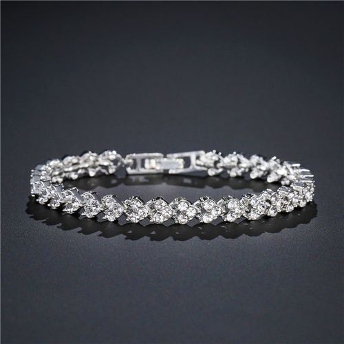 Letapi 3 Couleurs Femmes Bracelets Mode Style Romain Cristal Bracelets 925 En Argent Sterling Bracelets Pour Femme Accessoires