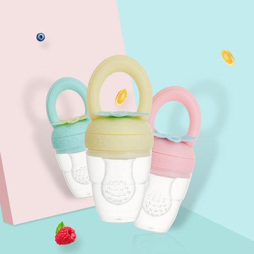 Tétine En Silicone Pour Bébé, Fruits Frais, Nourriture Pour Bébé, Alimentation Sûre, Fournitures Pour Nourrissons, Tétines, Biberons