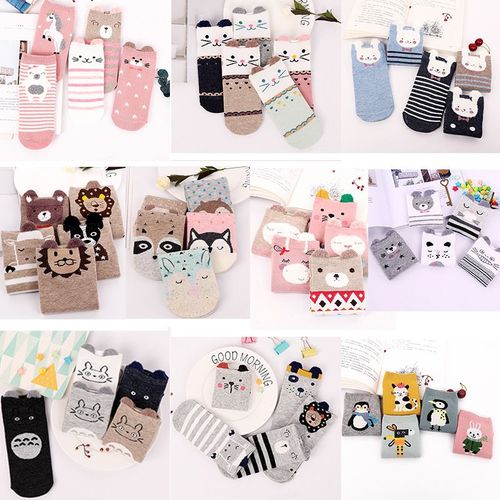 Chaussettes Japonaises En Coton Doux Pour Enfants, 5 Pièces/Ensemble, Chaussettes Adorables Kawaii, Dessin Animé Licorne, Vêtements Pour Garçons Et Filles, Nouvelle Collection Printemps 2022